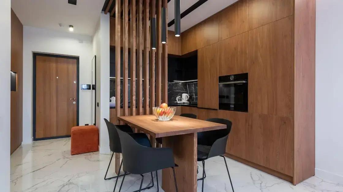 Integração da mesa com a sala de jantar